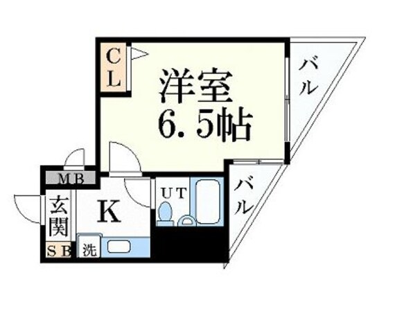 エスリード京都駅前の物件間取画像